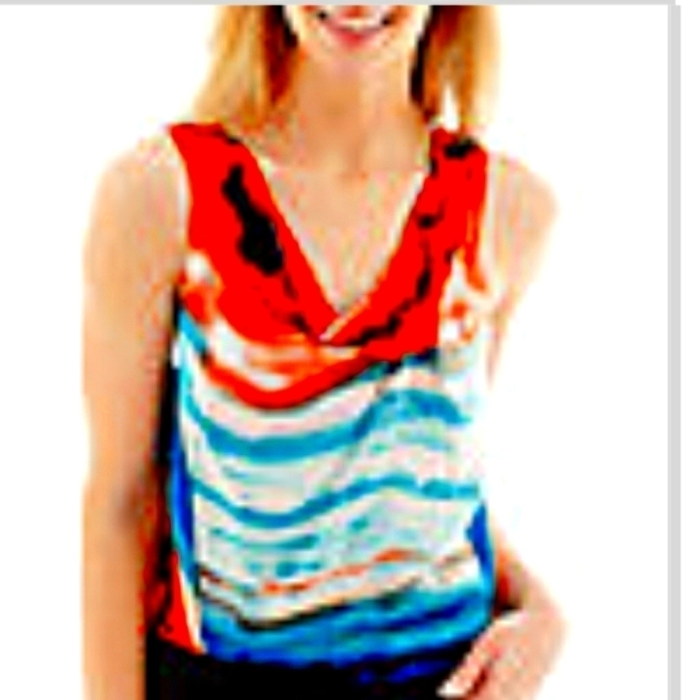 𝅺worthington Cowl Neck Blouse